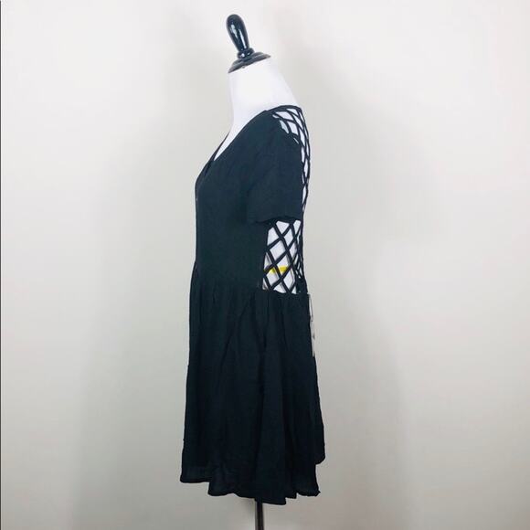Evil Twin Dress Paranoid Black Lattice Small - Picture 6 of 9